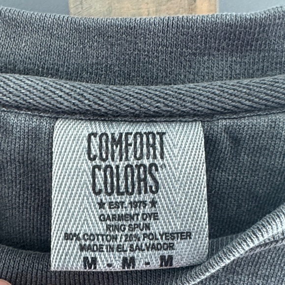 Comfort Colors Gray Graphic Crewneck Sweater - Picture 2 of 3